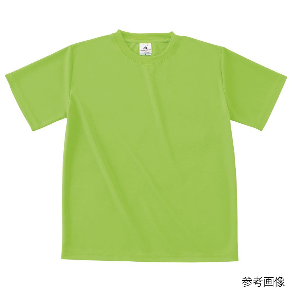 フェリック ファイバードライTシャツ ライム L POT104-L 1枚（ご注文単位1枚）【直送品】