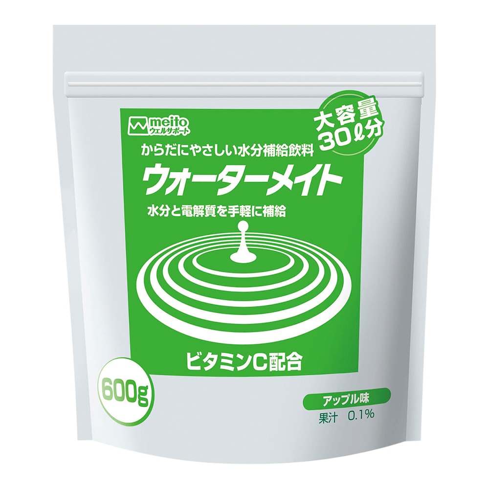 名糖産業 ウォーターメイト 大容量タイプ アップル味 30L分 600g入 1パック※軽 (ご注文単位1パック）【直送品】