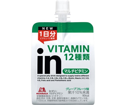 森永製菓 inゼリー マルチビタミン 6個入 724558 1箱※軽(ご注文単位1箱)【直送品】