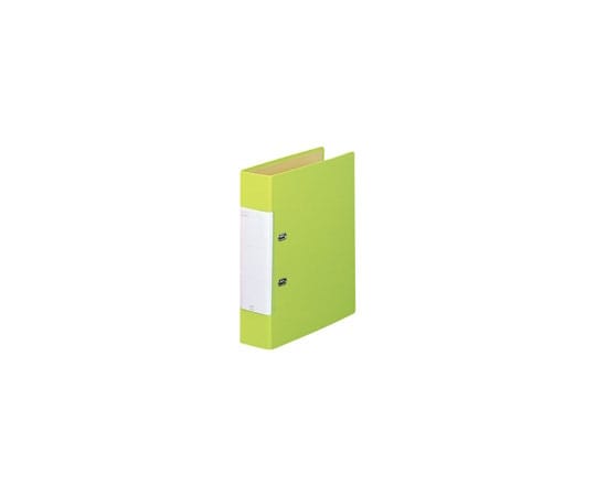 LIHITLAB D型リングファイル A4S 黄緑 10冊 G2250-6(10) 1箱(ご注文単位1箱)【直送品】