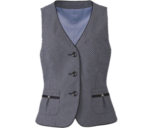 カーシーカシマ ENJOY ベスト GRAPH TWEED CHECK 531-2 11号 EAV531 1枚（ご注文単位1枚）【直送品】
