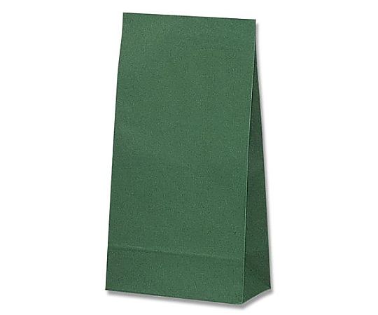 アズワン 180x105x350mm カラー紙袋(緑/100枚) EA927SB-72 1パック(ご注文単位1パック)【直送品】