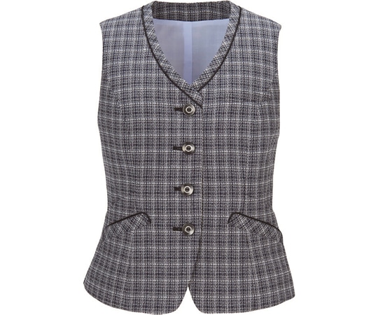 カーシーカシマ ENJOY ベスト CHARMING TWEED ネイビー 7号 EAV870 1枚(ご注文単位1枚)【直送品】