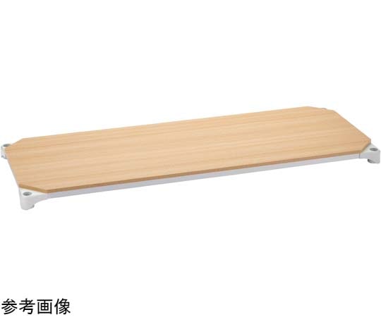 エレクター ベーシックシリーズウッドシェルフ W900×D600mm ナチュラルウッド ホワイトフレーム 棚用 B2436MNW1 1枚(ご注文単位1枚)【直送品】