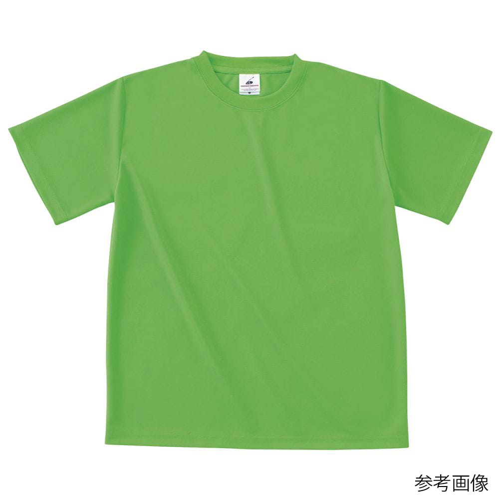 フェリック ファイバードライTシャツ 蛍光グリーン M POT104-M 1枚(ご注文単位1枚)【直送品】