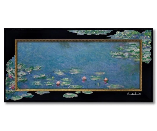 ユーパワー ビッグアート ~名画Lシリーズ~(モネ「睡蓮」) BA-10063 1個(ご注文単位1個)【直送品】