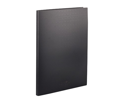 LIHITLAB AQUA DROPs クリヤーブック<ポケット交換タイプ> 24黒 N-5015 N5015-24 1冊(ご注文単位1冊)【直送品】
