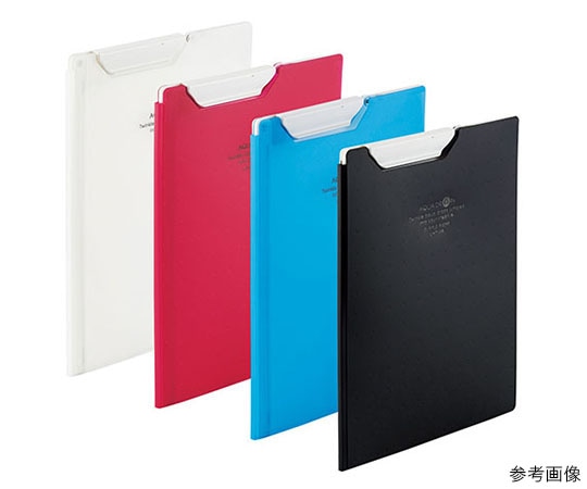 LIHITLAB AQUA DROPs クリップファイル 黒 F5065-24 1冊(ご注文単位1冊)【直送品】