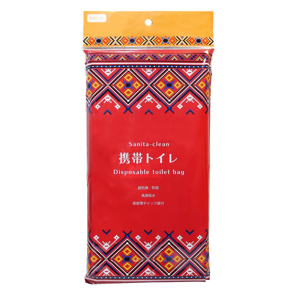 総合サービス Sanita-clean 携帯トイレ Rosa(ローザ) 1ケース(140個入) DG-173 1ケース(ご注文単位1ケース)【直送品】
