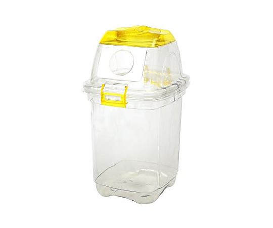 エスコ 45L 透明ダストボックス(カン用) EA995CA-9 1個(ご注文単位1個)【直送品】