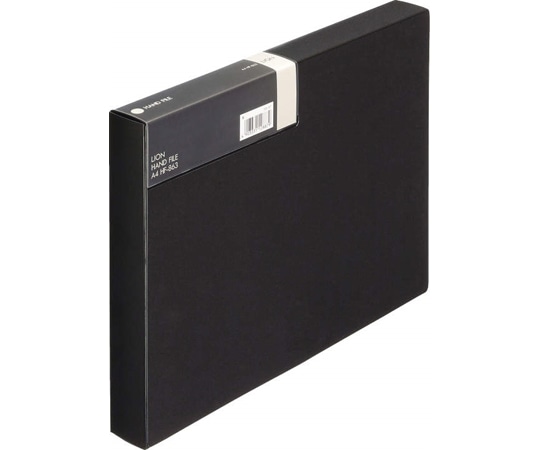 ライオン事務器 ハンドファイル 黒 HF-863 1冊(ご注文単位1冊)【直送品】