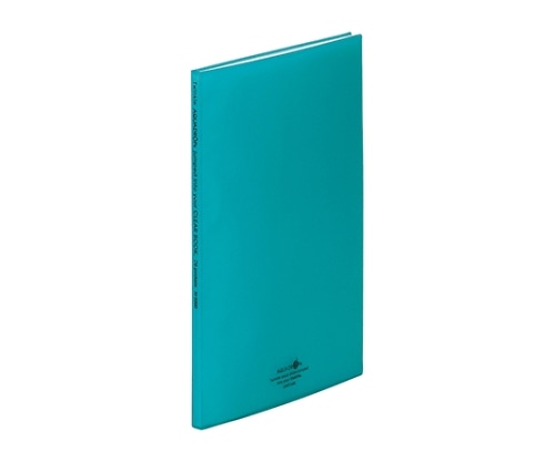 LIHITLAB AQUA DROPs クリヤーブック 28青緑 N-5000 N5000-28 1冊(ご注文単位1冊)【直送品】