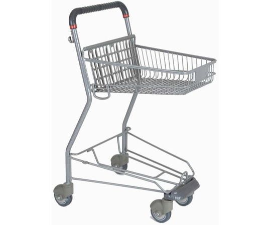 大和産業 ショッピングカート シルバー W521×D586×H951mm PVN902PE-C100 1台(ご注文単位1台)【直送品】