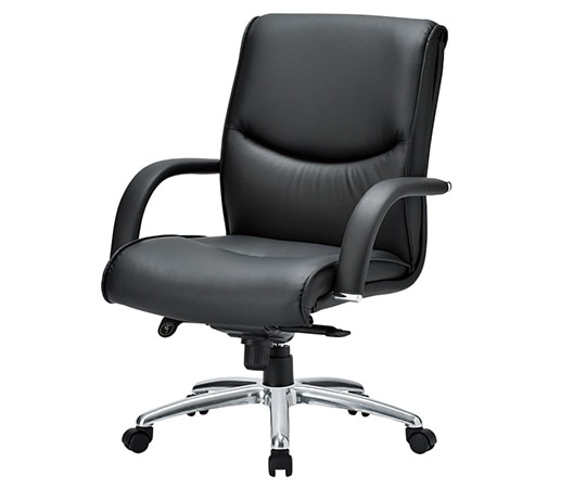 アイコ エグゼクティブチェア ローバック 680×740×970~1050mm RA-4205（V13）BK 1個（ご注文単位1個）【直送品】