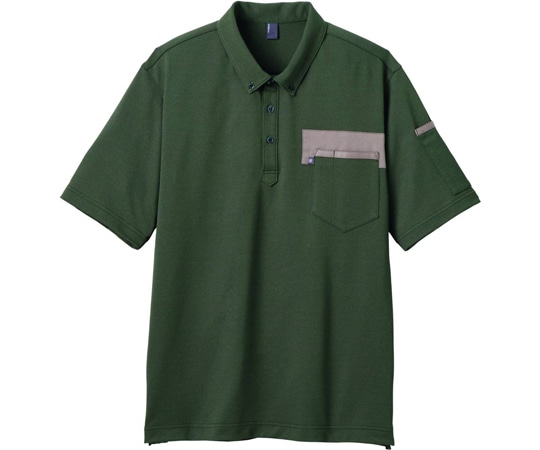 カーシーカシマ CAREAN ポロシャツ T/C KANOKO POLO SHIRT カーキ L CSP172 1枚（ご注文単位1枚）【直送品】