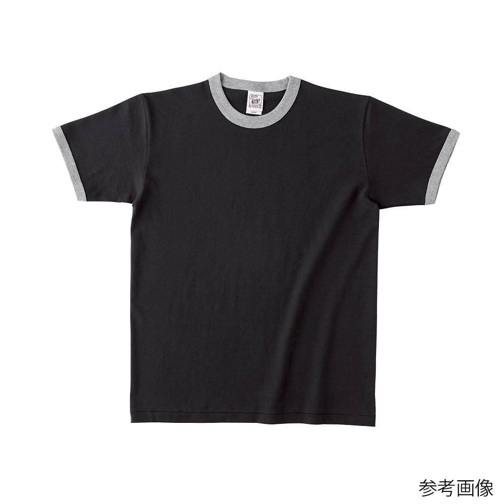フェリック オープンエンド マックスウェイト リンガーTシャツ スミクロ/ヘザーグレー XL OE1121-SKR/HGY-XL 1枚（ご注文単位1枚）【直送品】