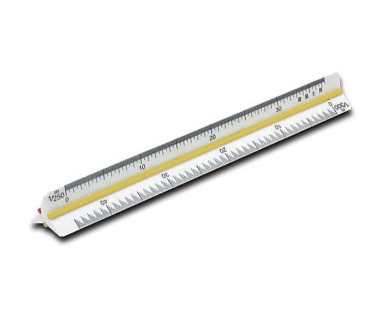 エスコ 30cm 三角スケール EA736BA-2 1本(ご注文単位1本)【直送品】