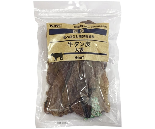 ペットプロジャパン ペットプロ 国産おやつ 無添加 牛タン皮 大袋 160g 1個(ご注文単位1個)【直送品】