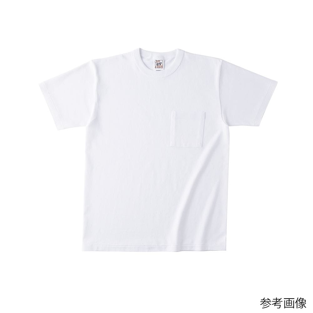 フェリック オープンエンド マックスウェイト バインダーネックポケットTシャツ ホワイト S OE1119-WHT-S 1枚（ご注文単位1枚）【直送品】