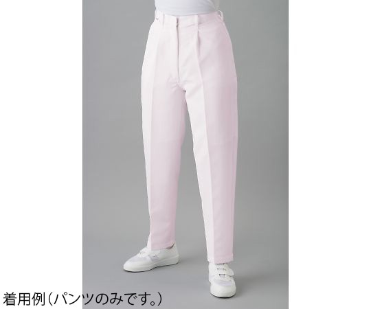 東洋リントフリー クリーンルーム用パンツ(女性用) ピンク 5L JA351B-04 5L 1本 (ご注文単位1本)【直送品】