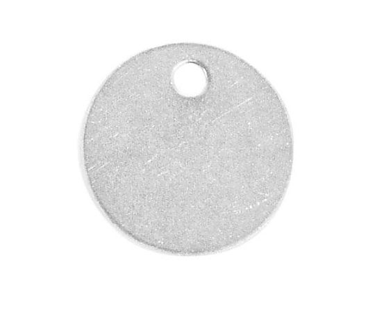 エスコ 51mm    タグブランク(アルミ 丸/10枚) EA591HG-6 1PACK(ご注文単位1PACK)【直送品】