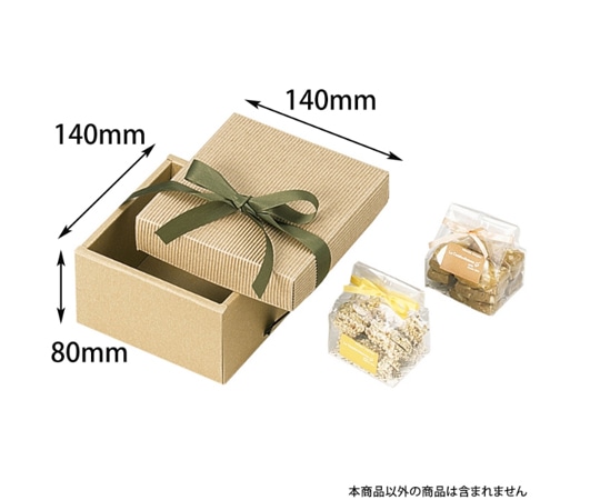 ヤマニパッケージ 贈答箱 ナチュラルBOX30号 140角 ヒモ付 100枚 16-30 1ケース(ご注文単位1ケース)【直送品】