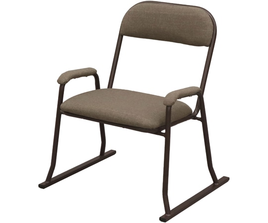 エイ・アイ・エス 楽座椅子 ロータイプ ブラウン RCH-600 1脚(ご注文単位1脚)【直送品】