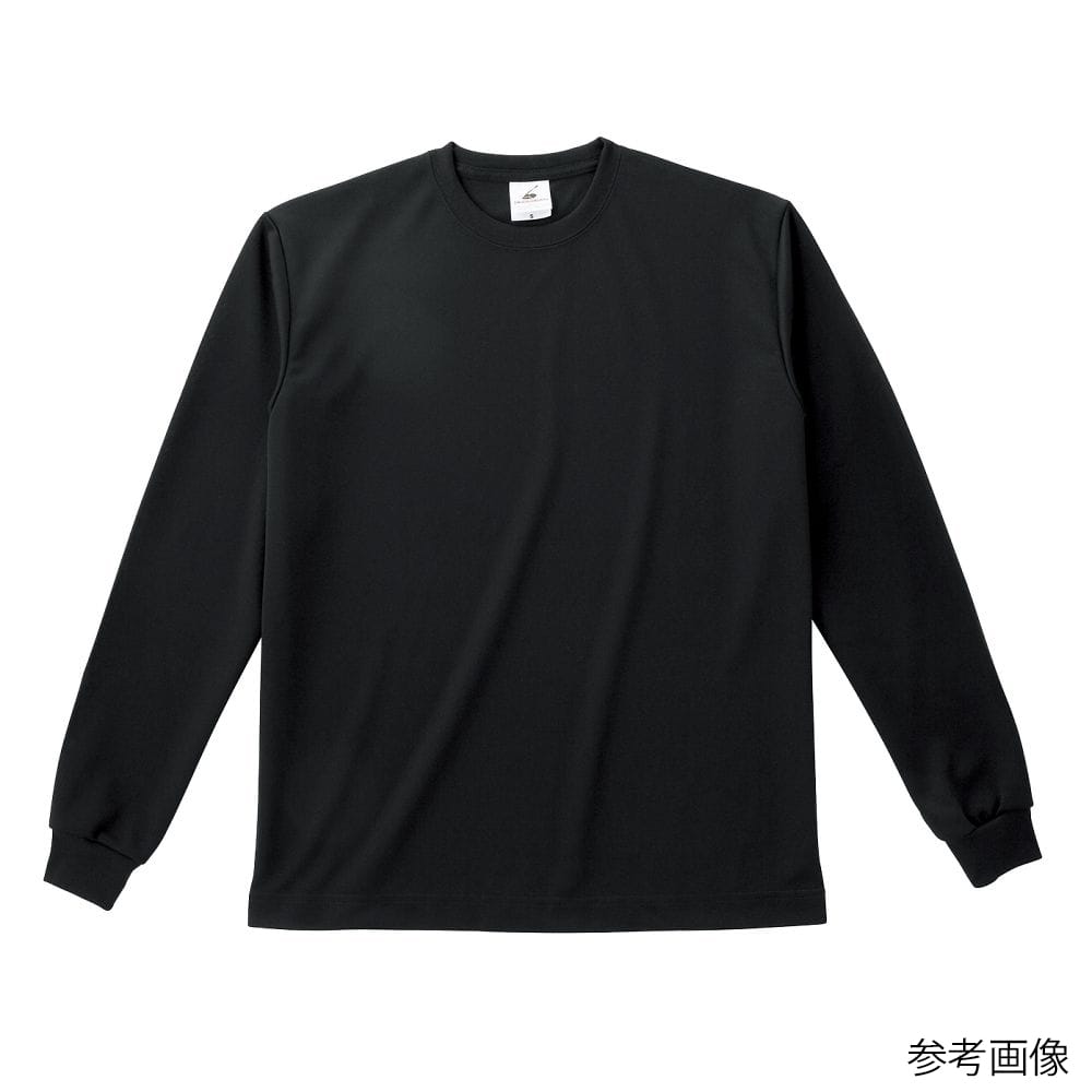 フェリック ファイバードライ ロングスリーブTシャツ ブラック XXL POL205-XXL 1枚（ご注文単位1枚）【直送品】