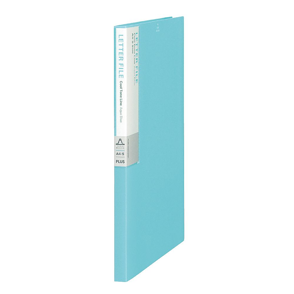 プラス レターファイル アクアブルー FL-101DP 1冊(ご注文単位1冊)【直送品】