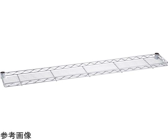 エレクター ベーシックシリーズ ハーフシェルフ 600mm用 クローム B724C 1枚（ご注文単位1枚）【直送品】