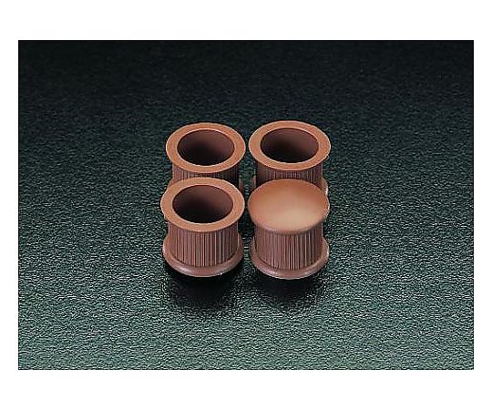 エスコ φ21.0mm 丸型椅子足キャップ(4個/茶) EA979DC-10 1pk(ご注文単位1pk)【直送品】