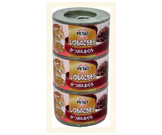 ペットアイ いつものごちそう かつお&まぐろ 160g×3P  1箱（ご注文単位1箱）【直送品】