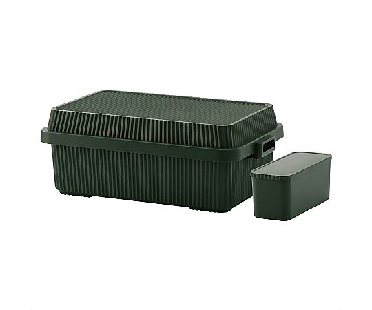 アズワン スタックアップコンテナ53L インナーボックスセット W70.7×H26.8cm グリーン 61-805-63-3 1セット(ご注文単位1セット)【直送品】