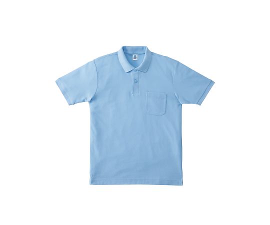 LIFEMAX ポケット付 CVC鹿の子ドライポロシャツ サックス 5L MS3114-6 5L 1枚(ご注文単位1枚)【直送品】