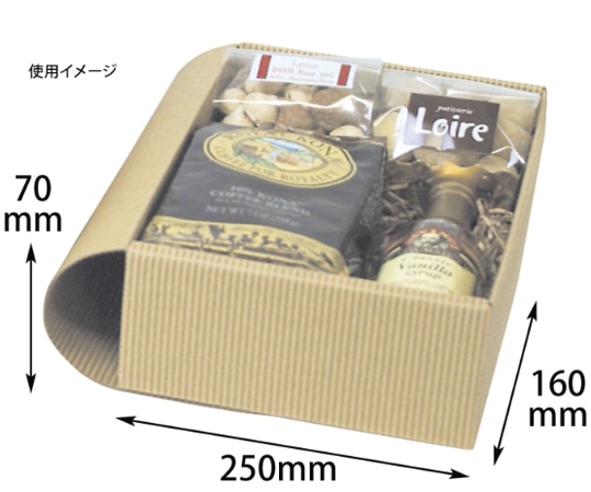 ヤマニパッケージ 贈答箱 Lスタイル片段BOX-L 100枚 16-187 1ケース(ご注文単位1ケース)【直送品】