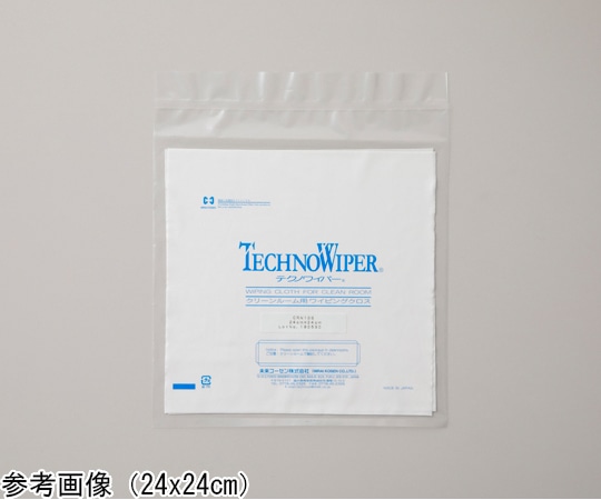 未来コーセン TECHNO WIPERR CRN106 24×24cm スタック CLN 100枚入 1箱 (ご注文単位1箱)【直送品】