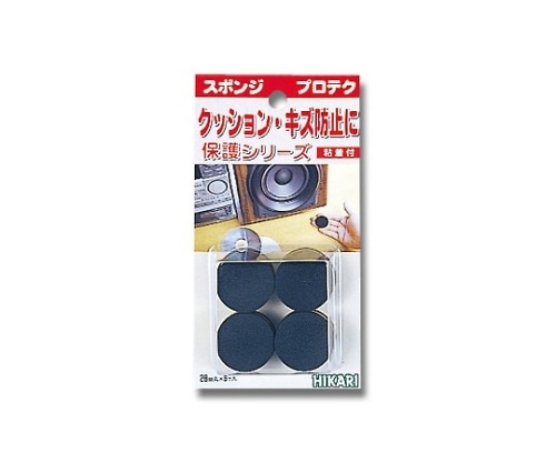 光 スポンジ 5mm×28mm丸 8個入 SR-528 1パック(ご注文単位1パック)【直送品】