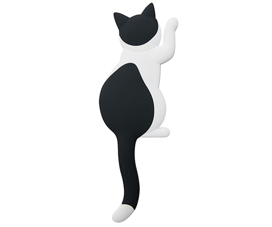 東洋ケース マグネット式 猫型フック Cat tail ハチワレ MH-CAT-08 1個(ご注文単位1個)【直送品】