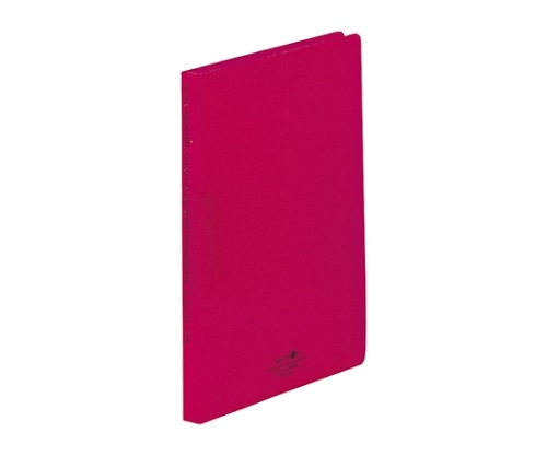 LIHITLAB AQUA DROPs スーパーパンチレスファイル 3赤 F-5030 F5030-3 1冊(ご注文単位1冊)【直送品】