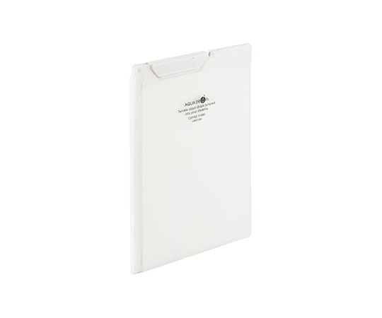 LIHITLAB AQUA DROPs クリップファイル 乳白 F5065-1 1冊(ご注文単位1冊)【直送品】