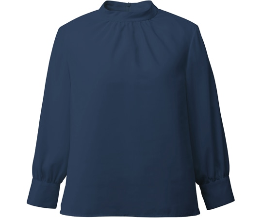 カーシーカシマ ENJOY シャツブラウス EGG BALE BROAD ネイビー 17号 EWB755 1枚（ご注文単位1枚）【直送品】