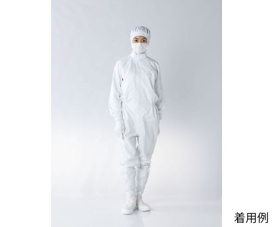 東洋リントフリー ESD対策ツナギ服 白 5L FS150C-01 5L 1枚 (ご注文単位1枚)【直送品】