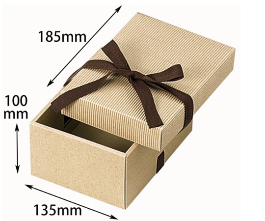 ヤマニパッケージ 贈答箱 ナチュラルBOX1号 ヒモ付 100枚 16-6 1ケース(ご注文単位1ケース)【直送品】