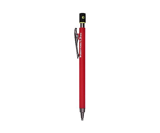 祥碩堂 白虎 建築用シャープペンシル 1.3mm 本体 赤  1本(ご注文単位1本)【直送品】