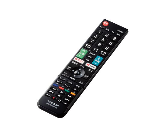 エレコム かんたんTVリモコン第2弾 Hisense用 ブラック ERC-TV02BK-HS 1個（ご注文単位1個）【直送品】