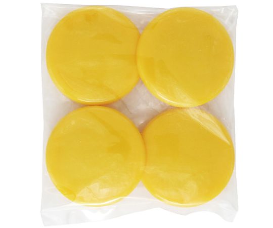 ミツヤ カラーMG40MM 黄 4個×100箱入 CM40-4P-YL 1ケース(ご注文単位1ケース)【直送品】