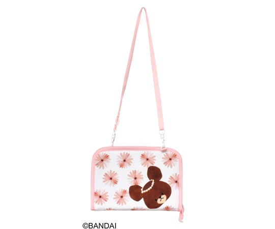 セントレディス くまのがっこう ホスピタルポーチ Flower Works ホワイト/ピンク ST-CNKU0003 1個(ご注文単位1個)【直送品】
