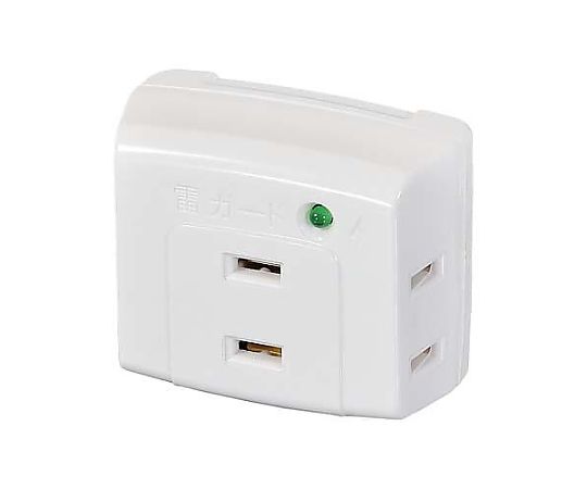 エスコ AC125V/15A 3口 タップ(雷サージ対応) EA940CD-9 1個(ご注文単位1個)【直送品】