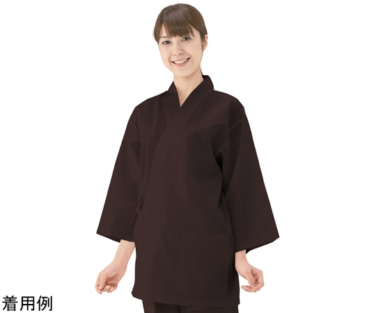 興栄繊商 清涼甚平 上衣 ボルドー 3L KG308 1枚(ご注文単位1枚)【直送品】
