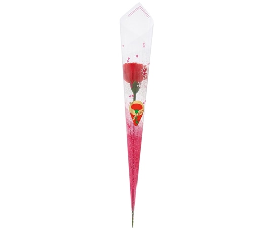 アズワン カーネーションラップ巻 レッド L28cm 200本組 23-55-1-6 1セット(ご注文単位1セット)【直送品】